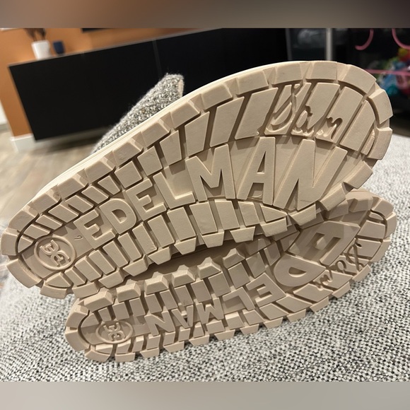 Sam Edelman Gray and Cream Ankle Boots - Picture 11 of 12